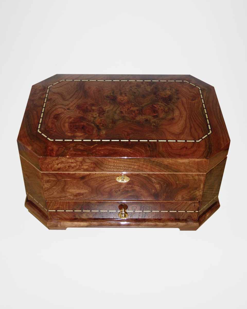 Inlaid Wood Jewelry Box